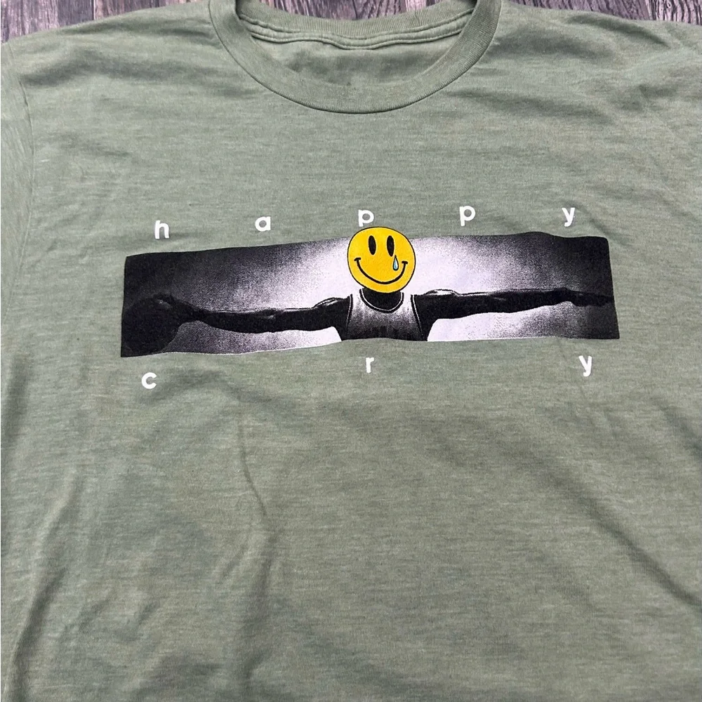 🔥🔥 OH IT'S TEDDY Boostgod Happy Cry‎ Graphic STREETWEAR T-Shirt Size M/L